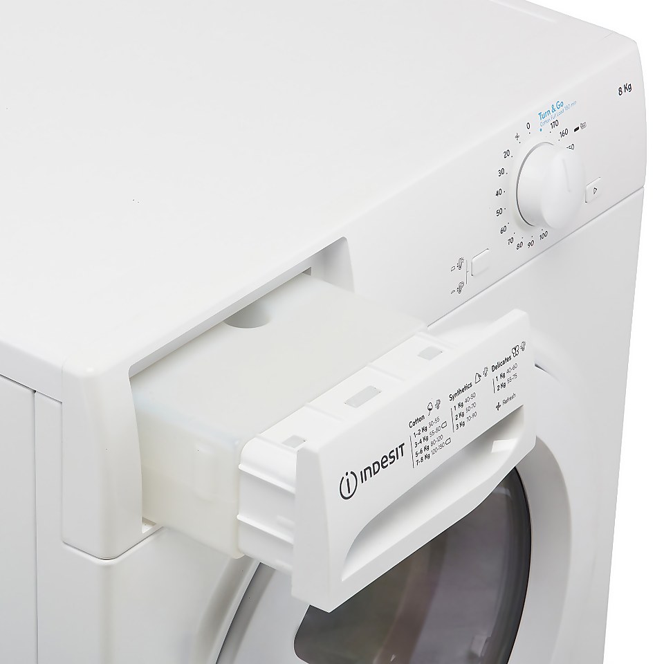 Indesit I2D81WUK 8Kg Condenser Tumble Dryer - White