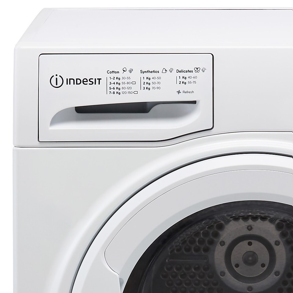 Indesit I2D81WUK 8Kg Condenser Tumble Dryer - White
