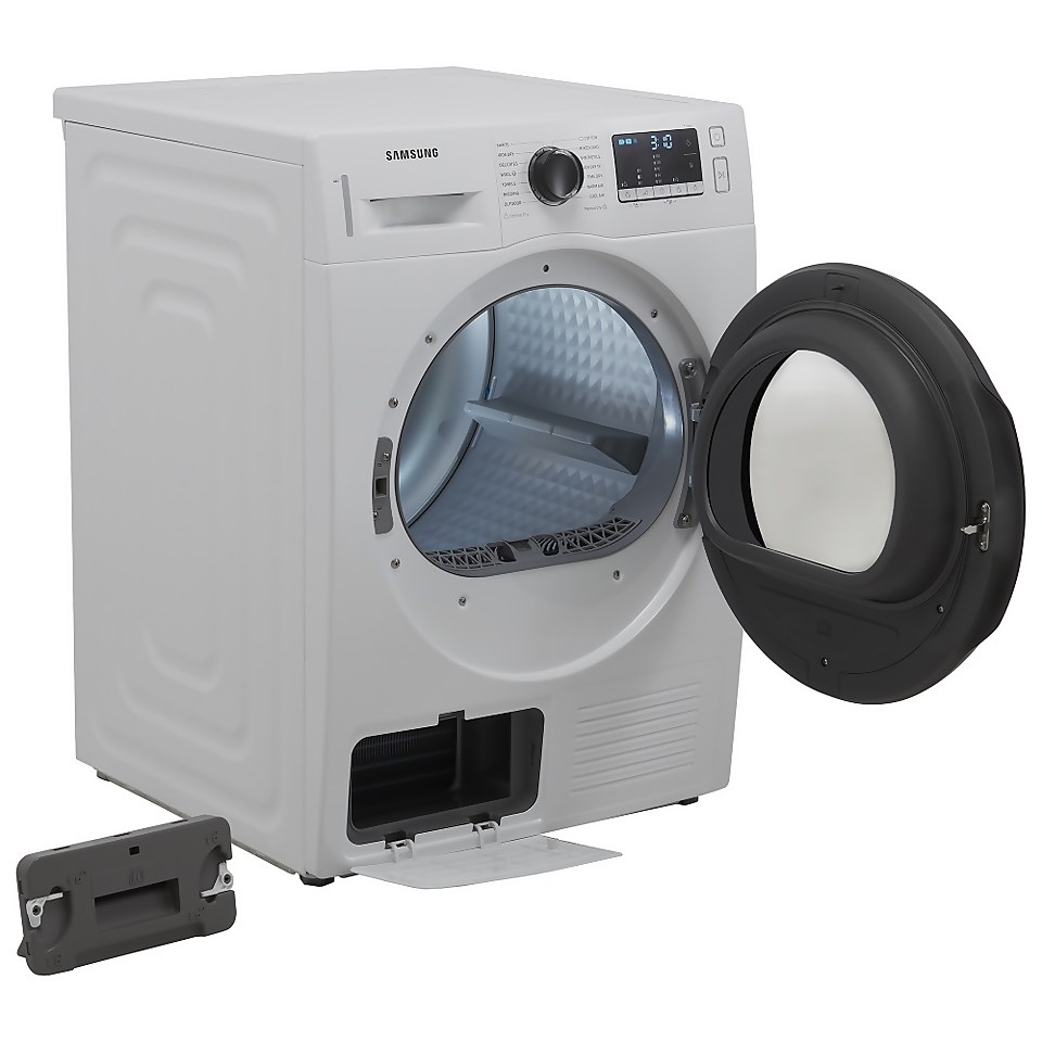 Samsung Series 5 OptimalDry™ DV80TA020AE 8Kg Heat Pump Tumble Dryer - White