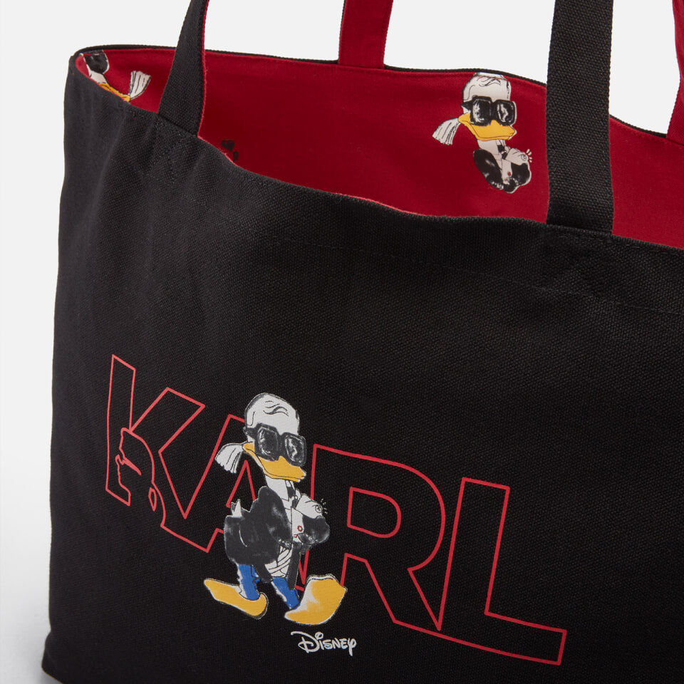 Karl Lagerfeld x Disney Reversible Printed Canvas Tote Bag