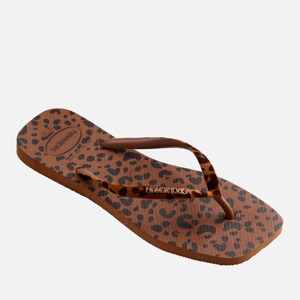 Havaianas Slim Square Velvet Rubber Flip Flops | FREE UK Delivery | Allsole