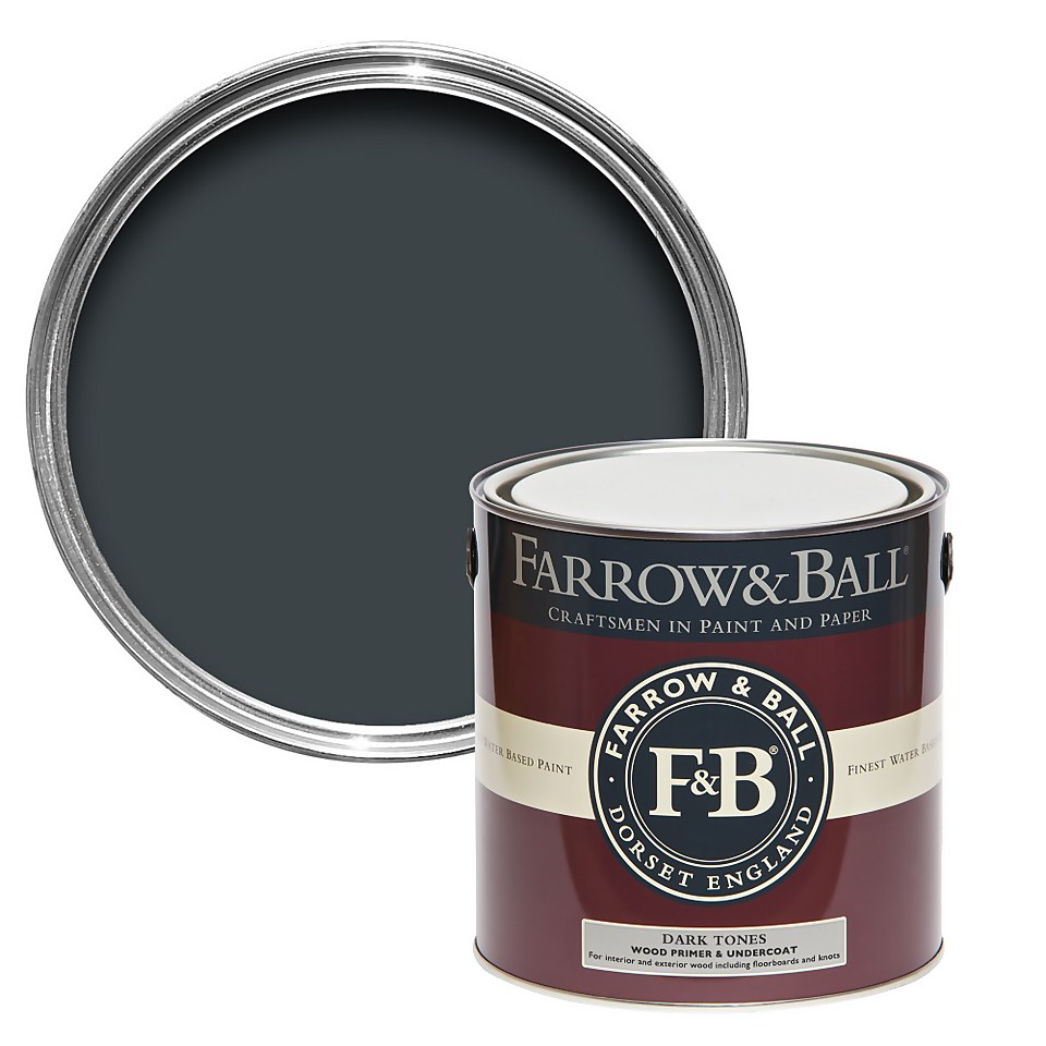 Farrow & Ball Primer Wood Primer & Undercoat Dark Tones - 2.5L