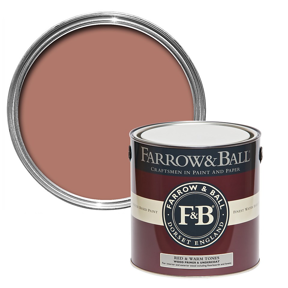 Farrow & Ball Primer Wood Primer & Undercoat Red & Warm Tones - 2.5L