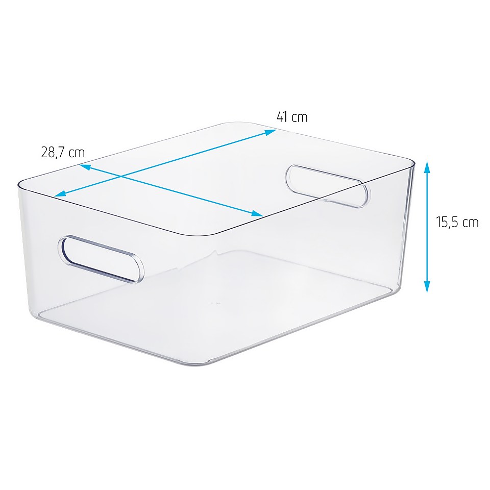 Smartstore Compact Clear Storage Box - Large