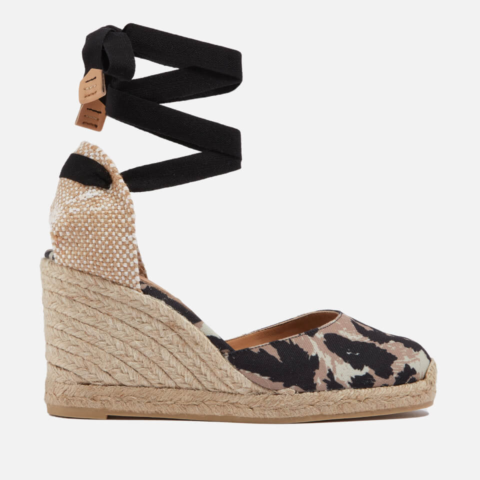 Castañer x Diane Von Furstenberg Women's Carina Canvas Wedge Espadrilles