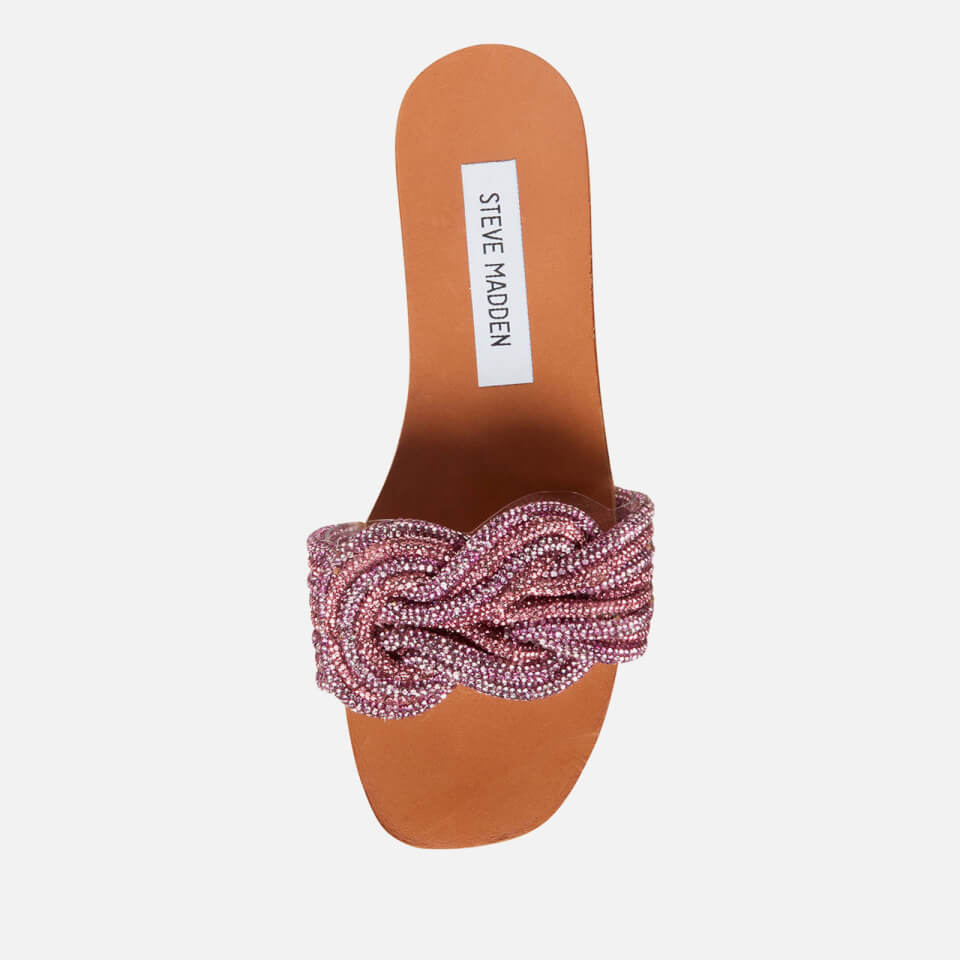 Steve Madden Adore Knot Rhinestone Mules