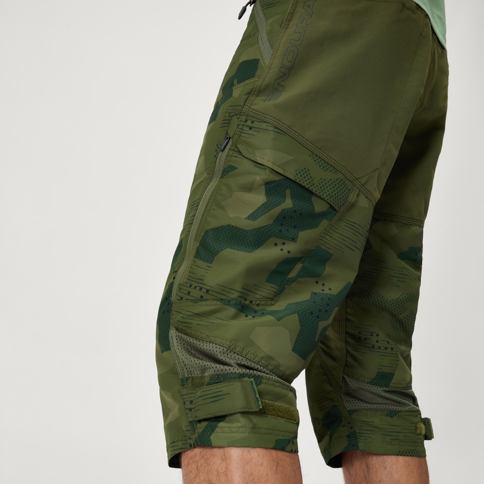 Hummvee 3/4 Short für Herren - Ton Oliv