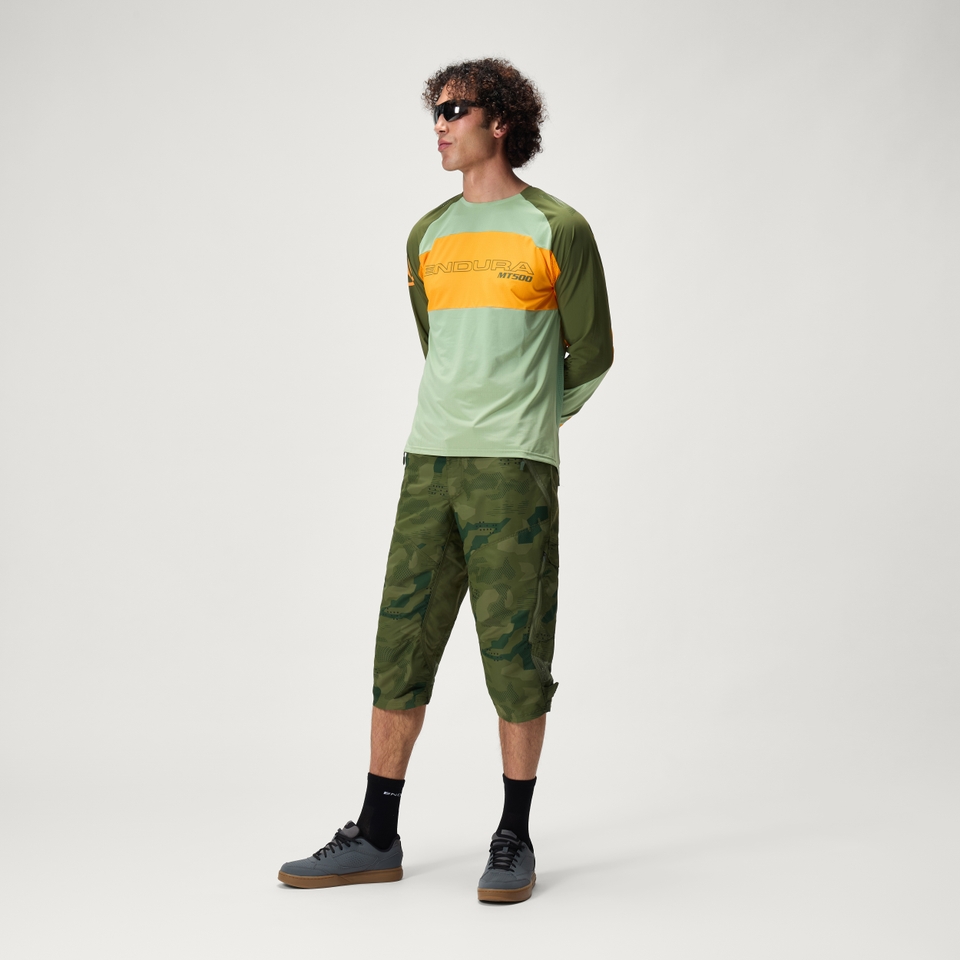 Hummvee 3/4 Short für Herren - Ton Oliv