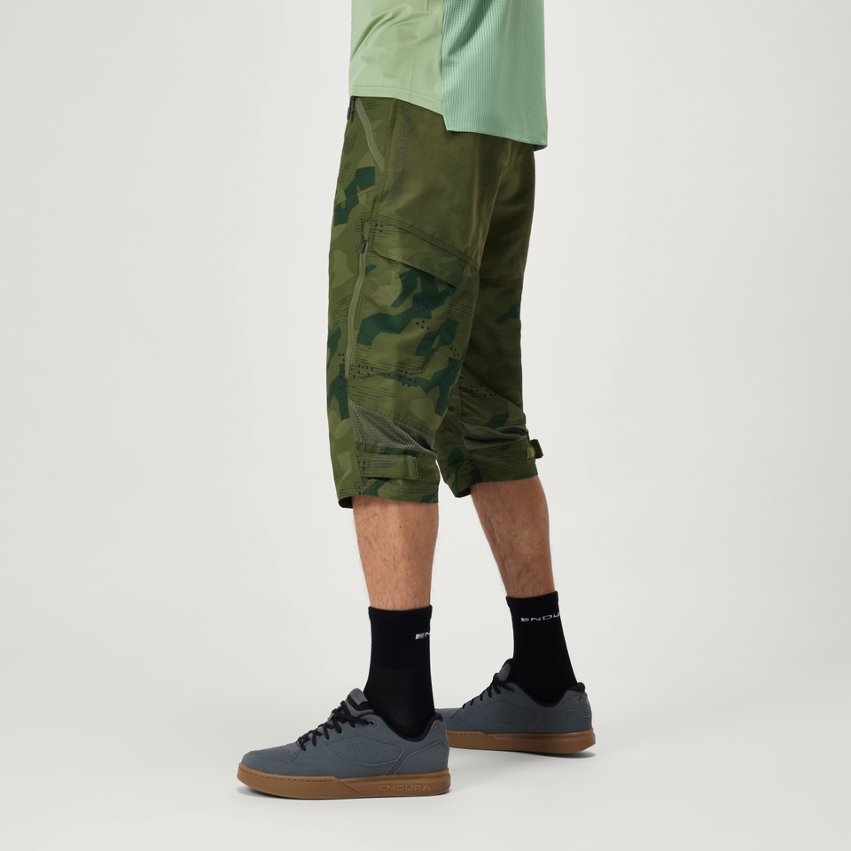 Hummvee 3/4 Short für Herren - Ton Oliv