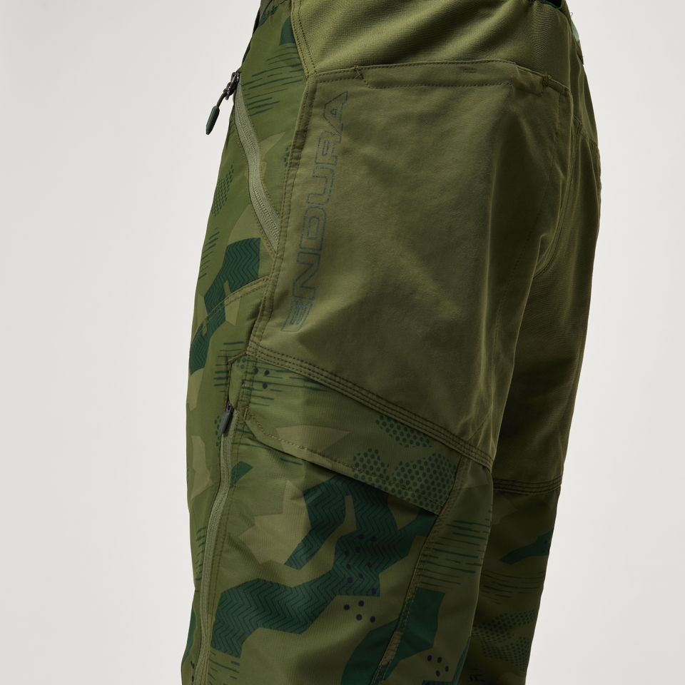 Hummvee 3/4 Short für Herren - Ton Oliv