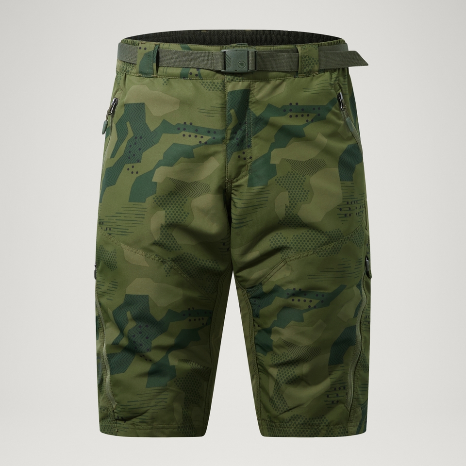 Hummvee Short mit Innenhose für Herren - Ton Oliv