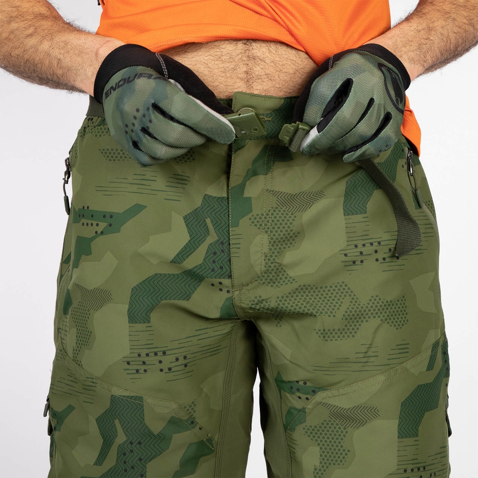 Hummvee Short mit Innenhose für Herren - Ton Oliv