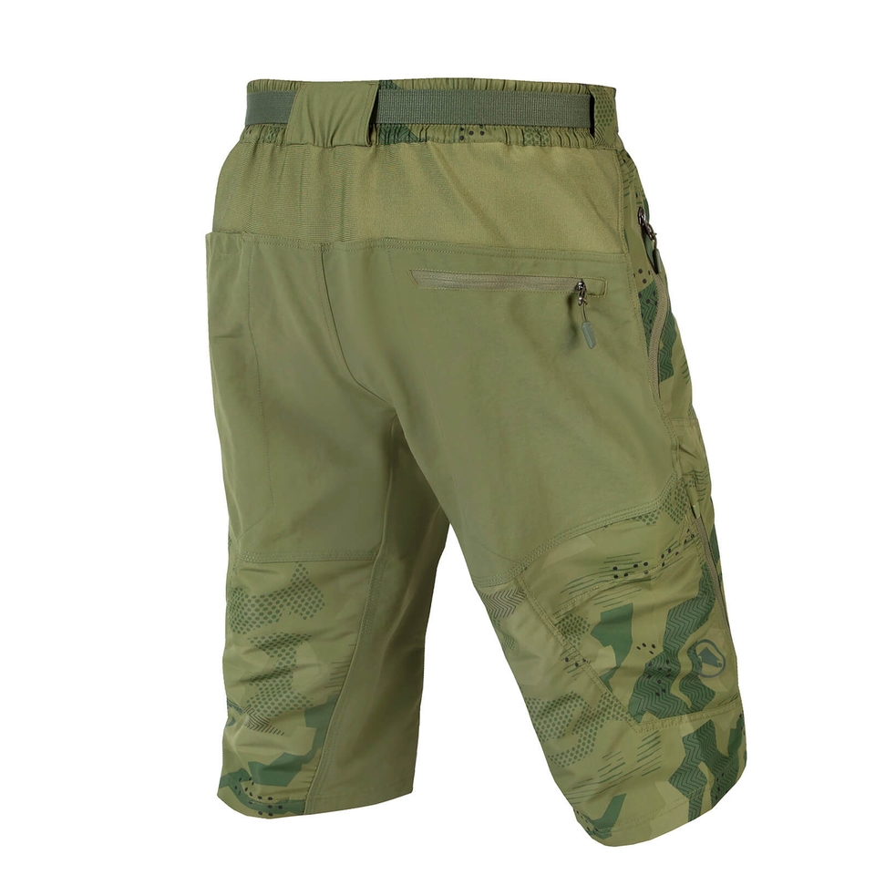 Hummvee Short mit Innenhose für Herren - Ton Oliv
