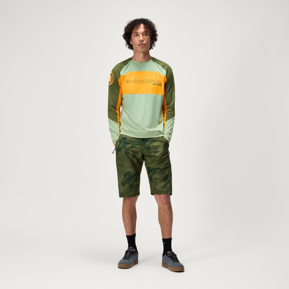 Hummvee Short mit Innenhose für Herren - Ton Oliv