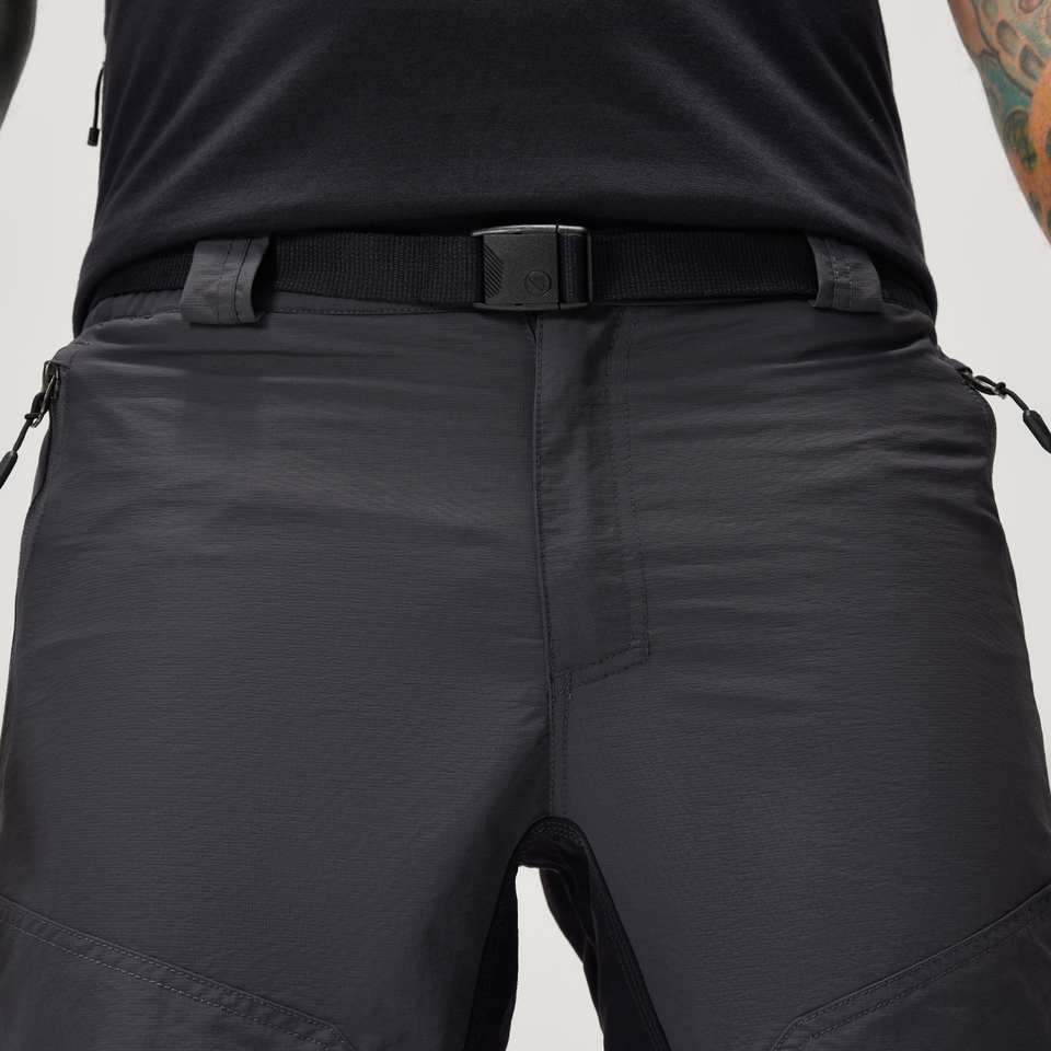 Hummvee Short with Liner - Grey
