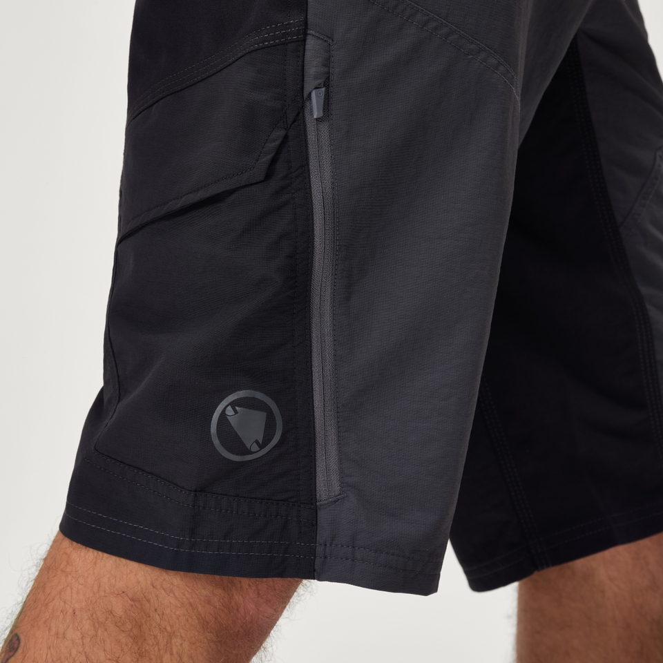 Hummvee Short with Liner - Grey