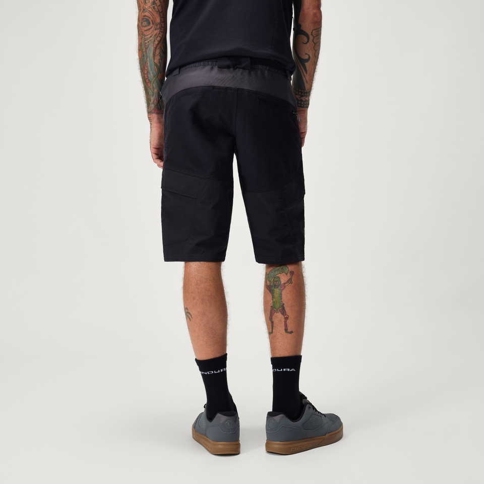 Hummvee Short mit Innenhose für Herren - Grau