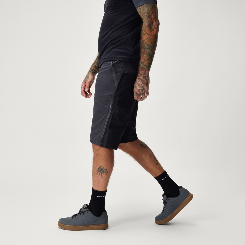 Hummvee Short with Liner - Grey