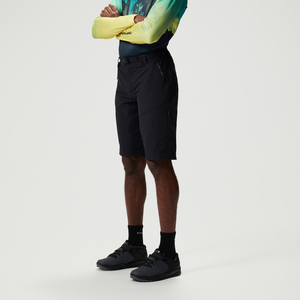 Hummvee Short mit Innenhose für Herren - Schwarz