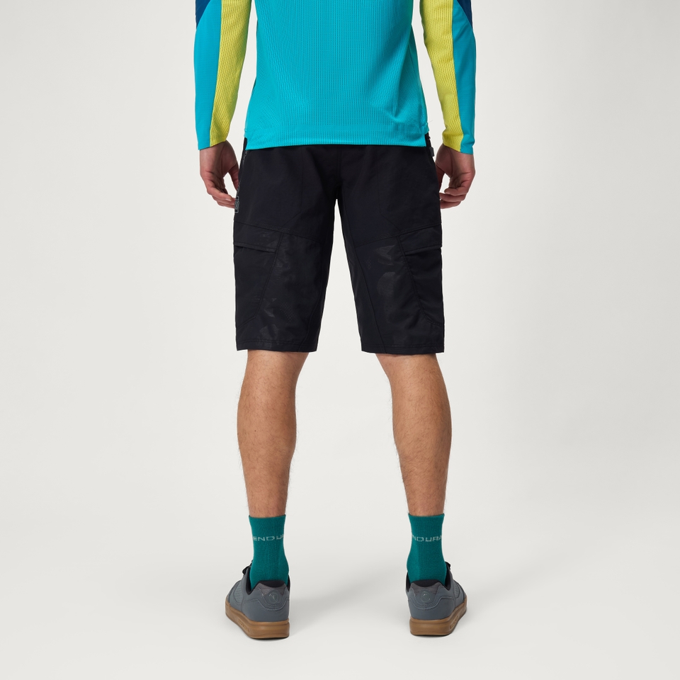 Hummvee Short with Liner - Black Camo