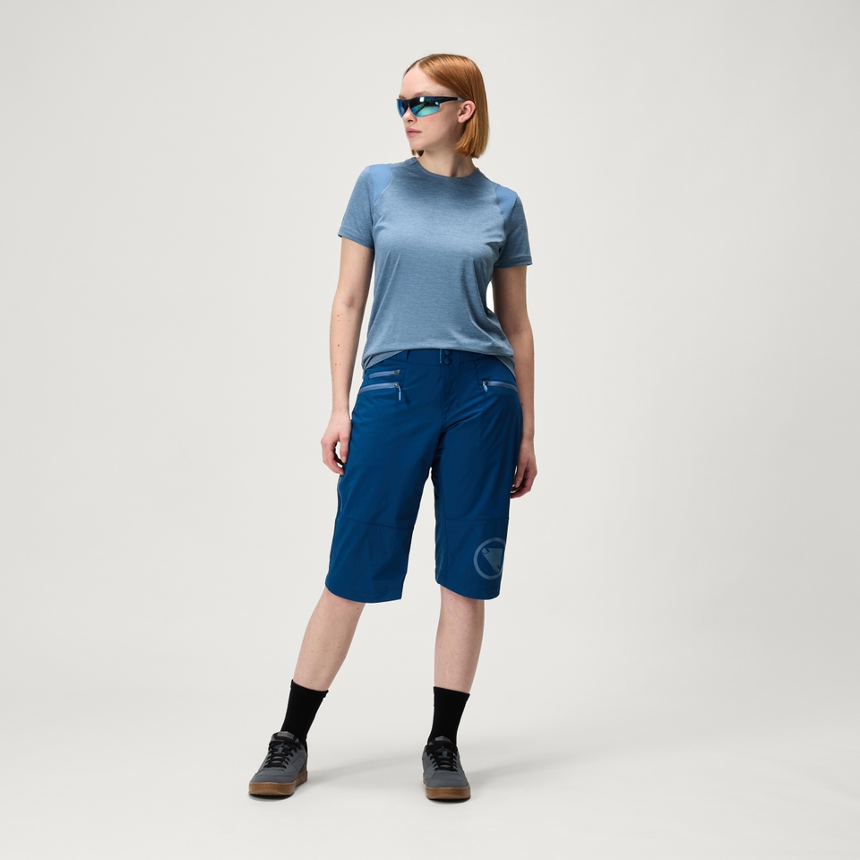 Women's SingleTrack Short II - Blueberry