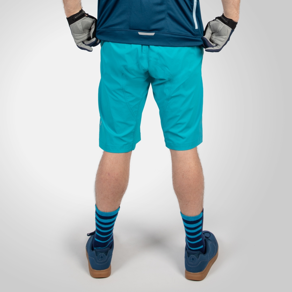 Hummvee Lite Shorts mit Innenhose für Herren - Atlantikblau