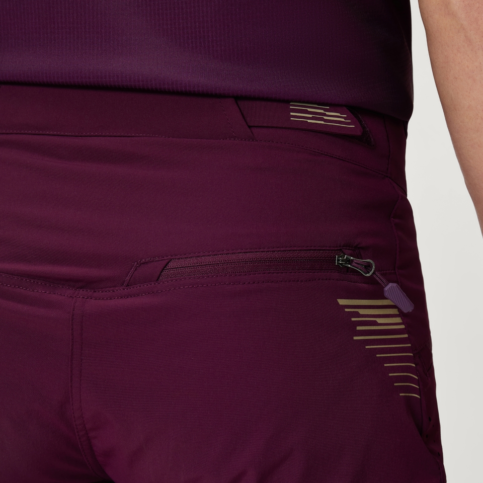 SingleTrack Lite Short für Herren - Aubergine