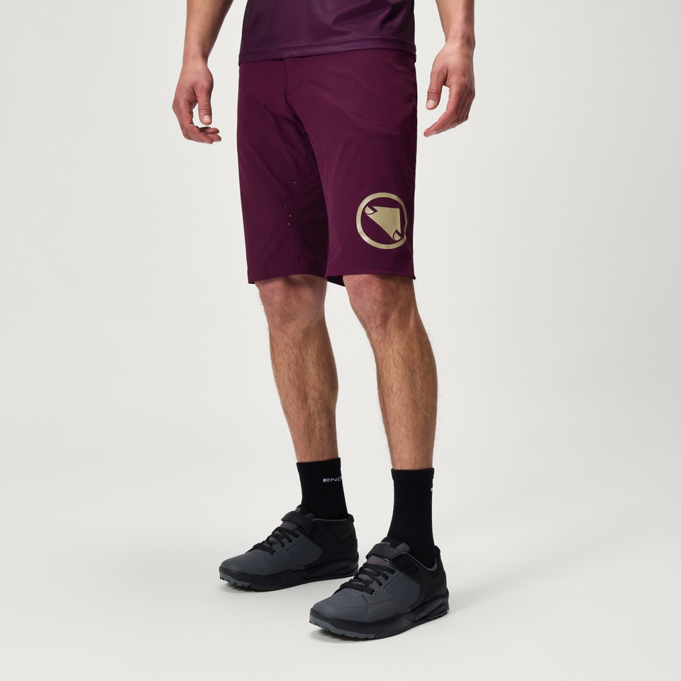 SingleTrack Lite Short für Herren - Aubergine