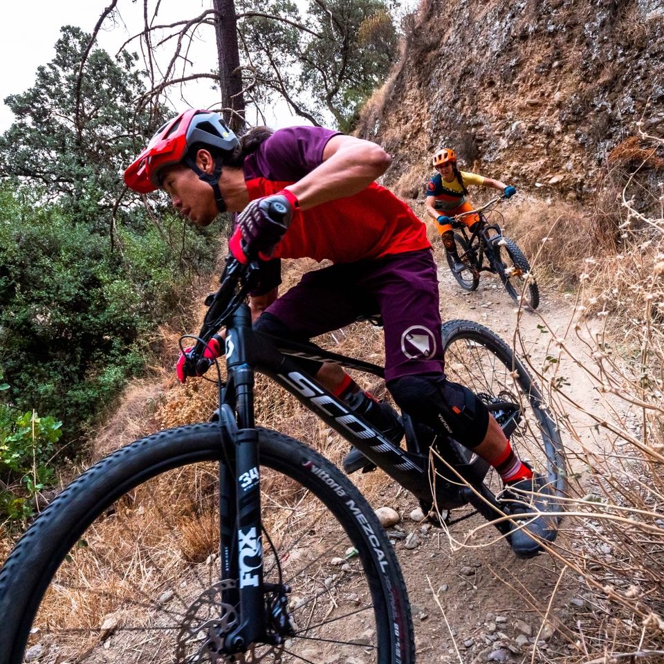 SingleTrack Lite Short für Herren - Aubergine