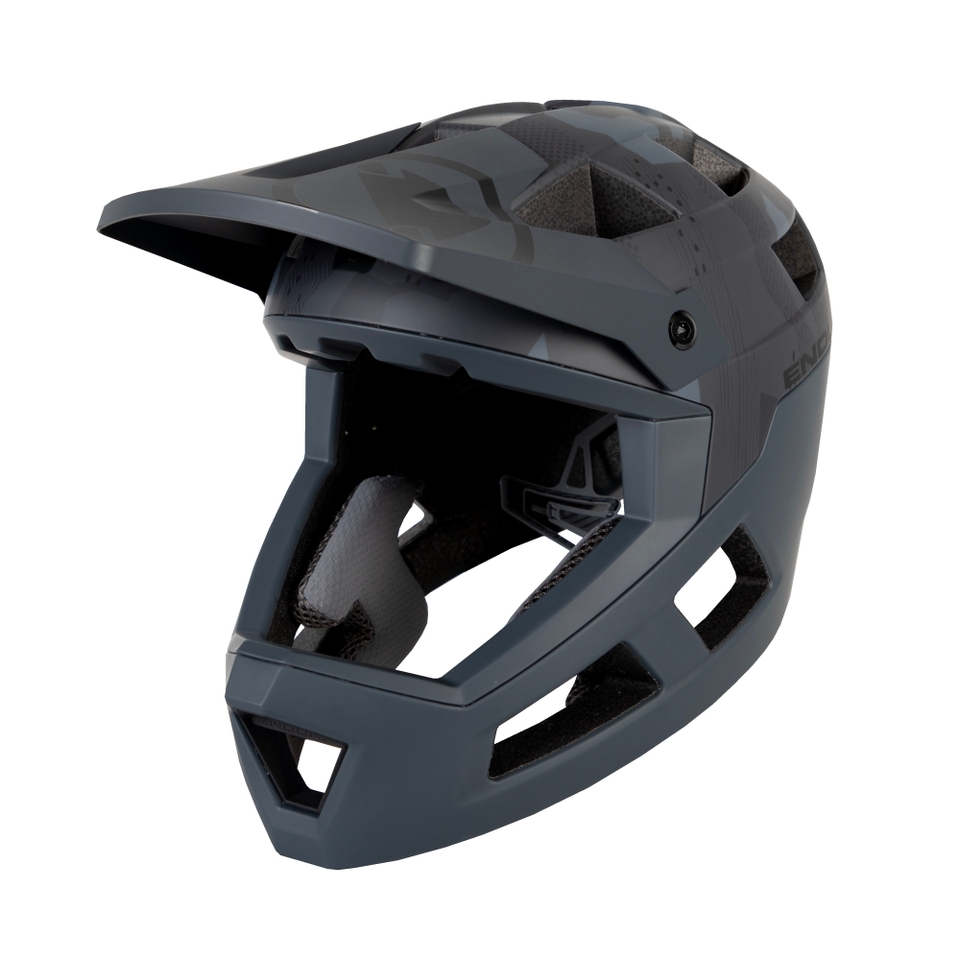 Endura SingleTrack Youth Full Face Helmet - Grey