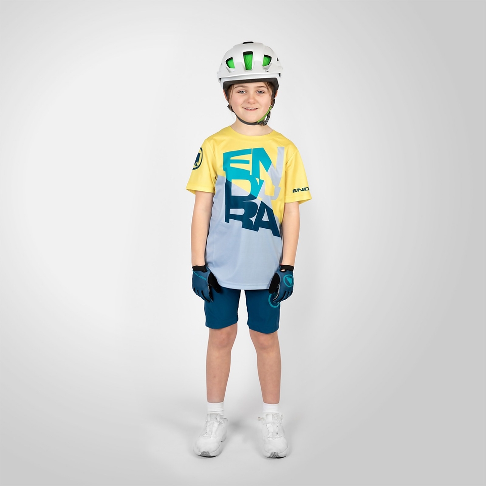 Kids SingleTrack Core Tee - Blueberry