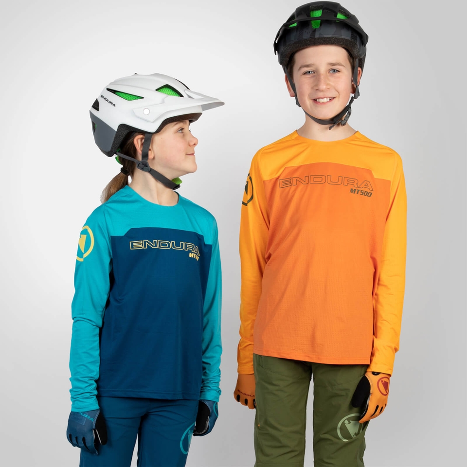 Kid's MT500 Burner L/S Jersey - Tangerine