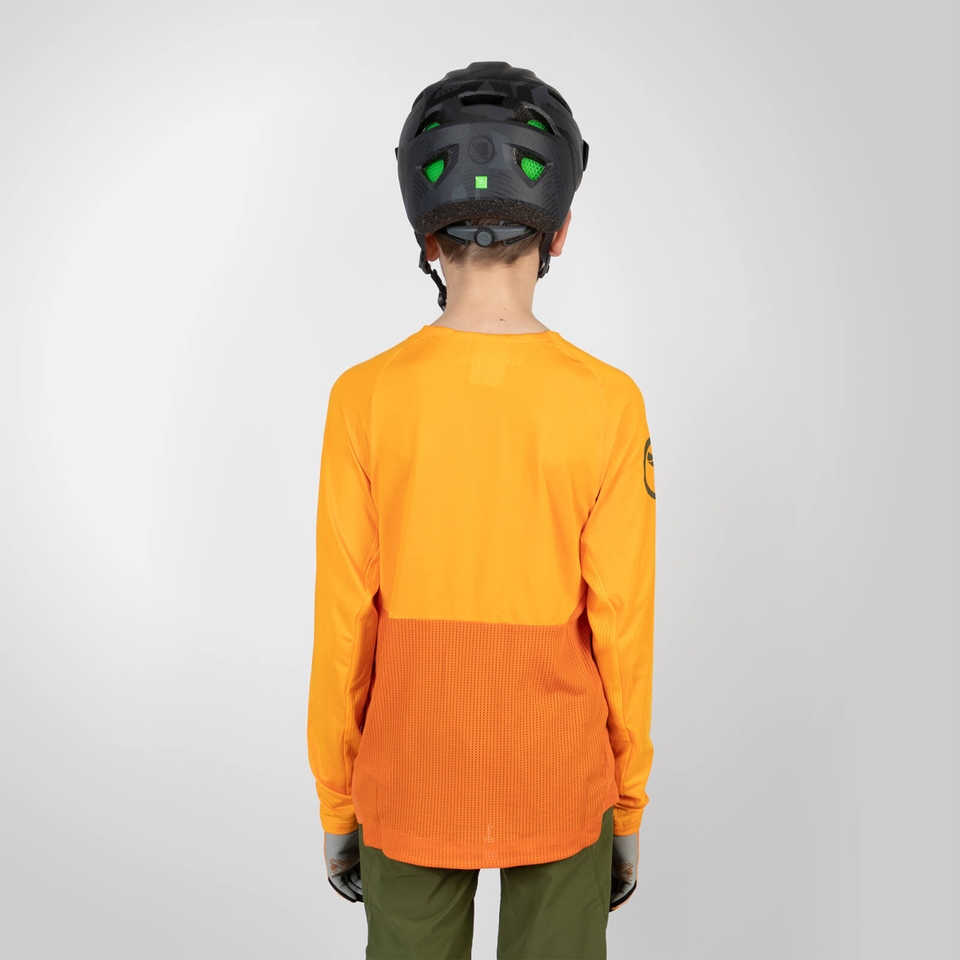 Kid's MT500 Burner L/S Jersey - Tangerine