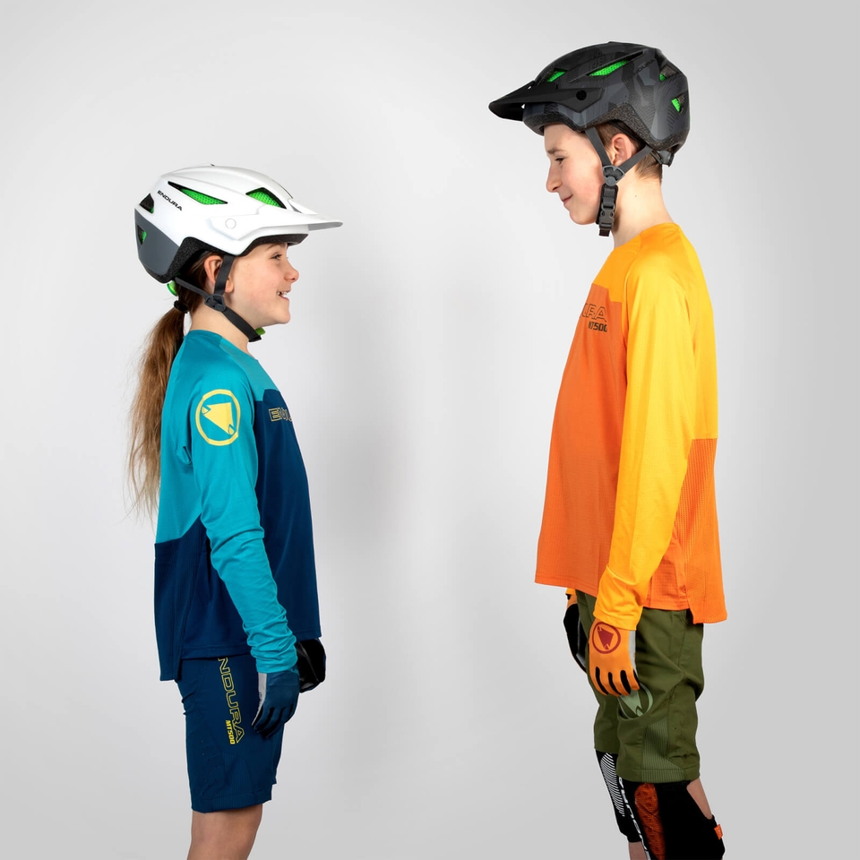 Kid's MT500 Burner L/S Jersey - Tangerine