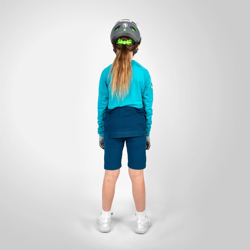 Kids MT500 Burner L/S Jersey - Blueberry