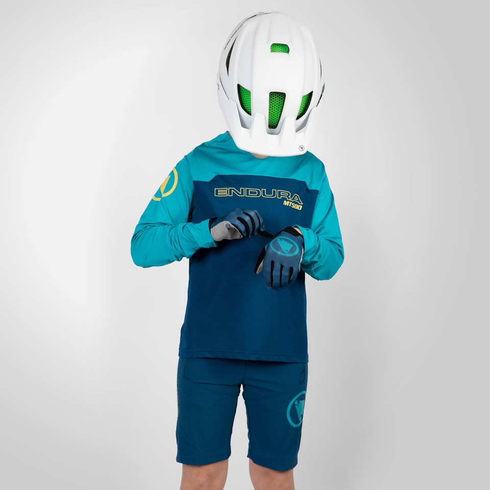 Kids MT500 Burner L/S Jersey - Blueberry