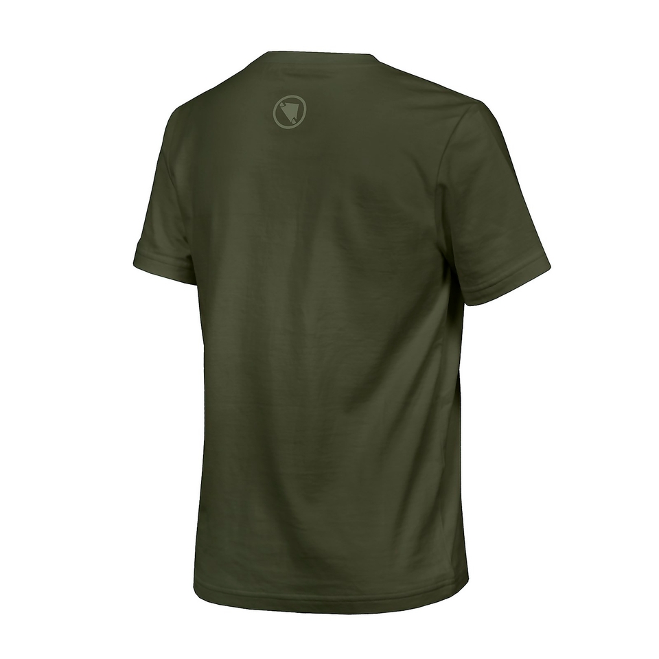 Kid's One Clan Organic Tee Camo - Olive Green