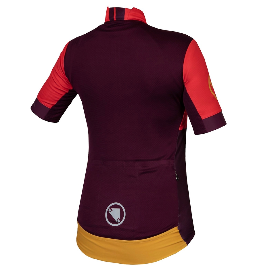 Women's FS260 Print S/S Jersey - Pomegranate