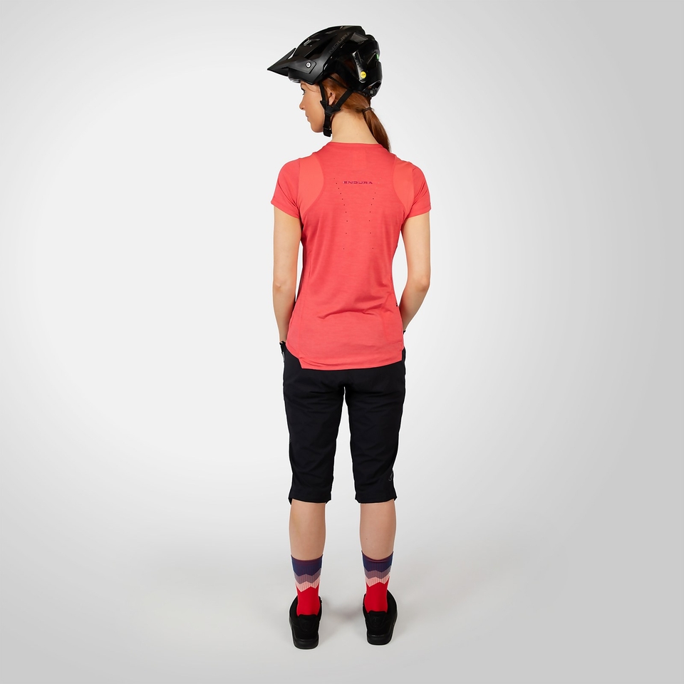 Hummvee Lite 3/4 Short für Damen - Schwarz