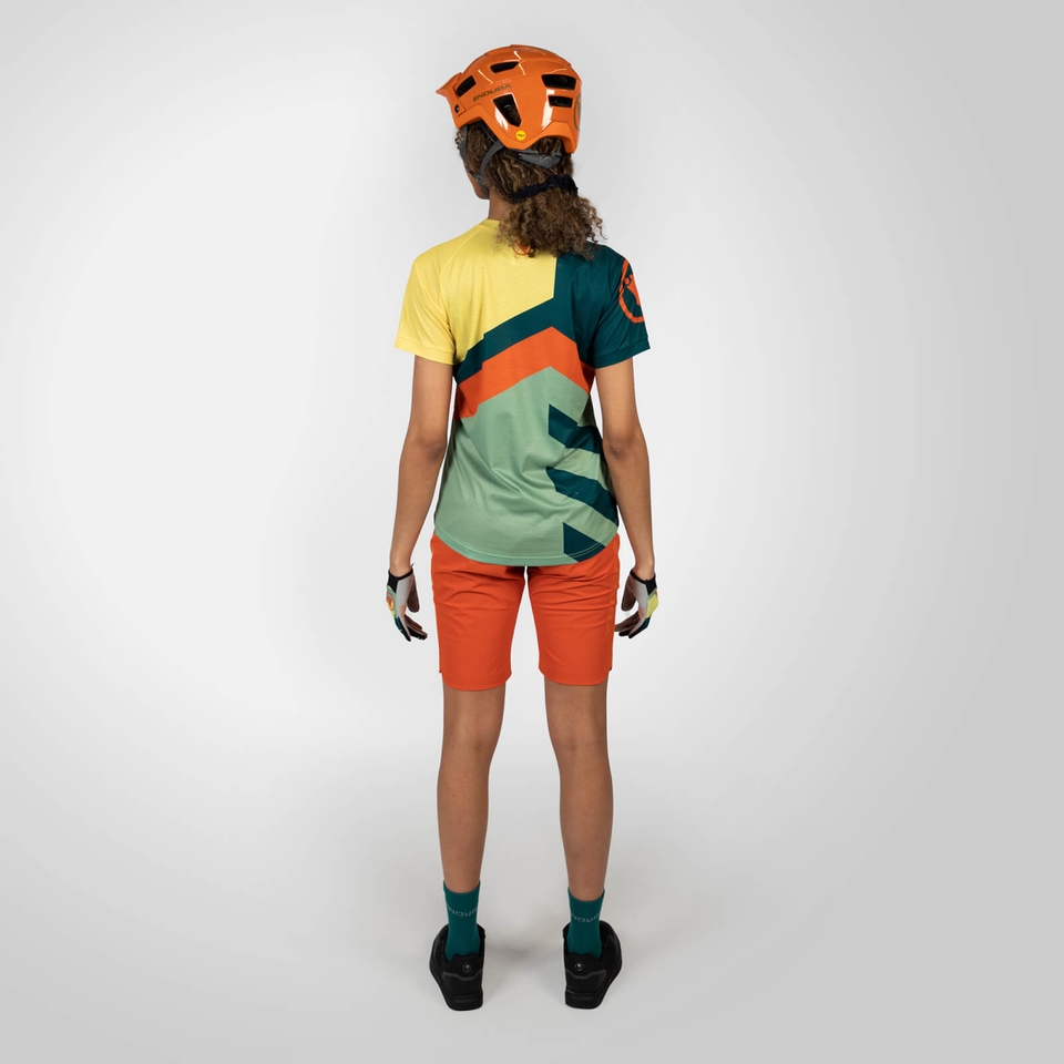 Women's SingleTrack Print Tee LTD - Deep Teal