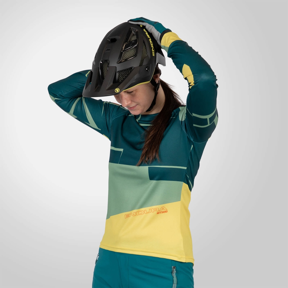 ENDURA WMS MT500 L/S PRINT TEE LTD DT