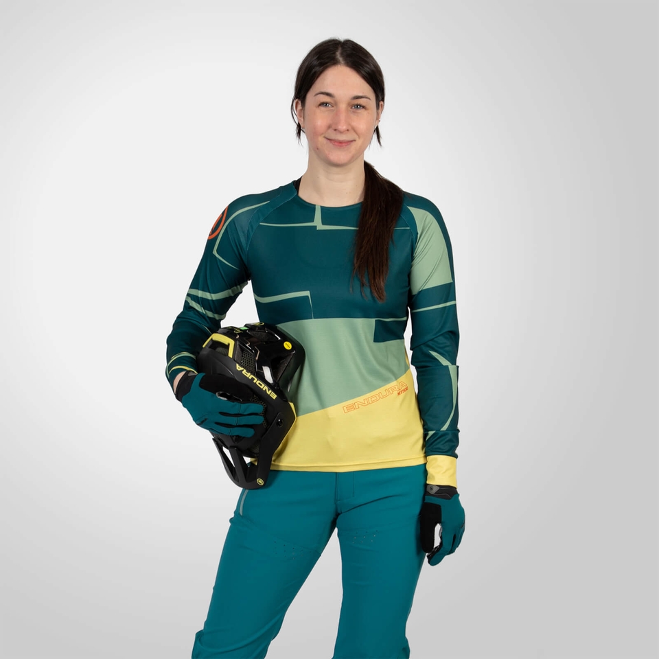 ENDURA WMS MT500 L/S PRINT TEE LTD DT