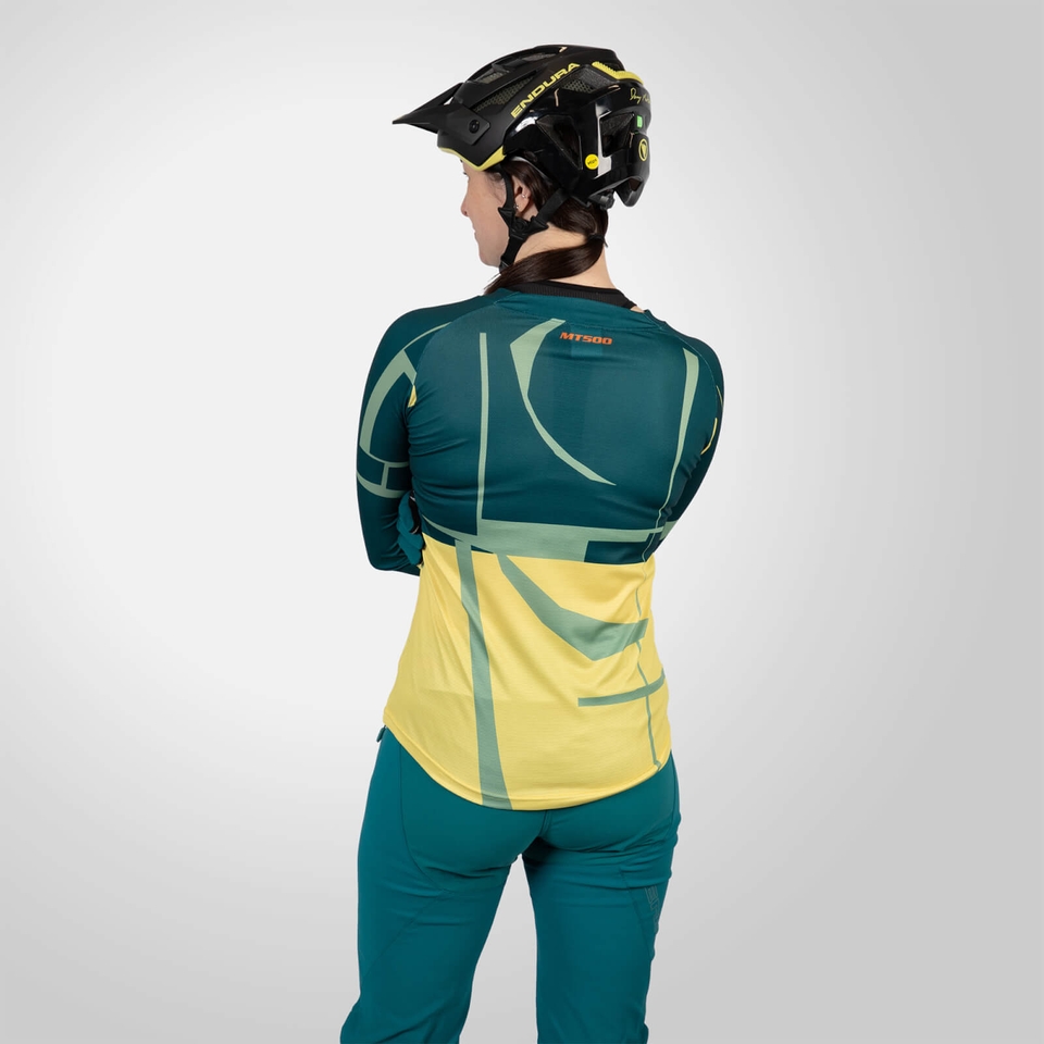 ENDURA WMS MT500 L/S PRINT TEE LTD DT