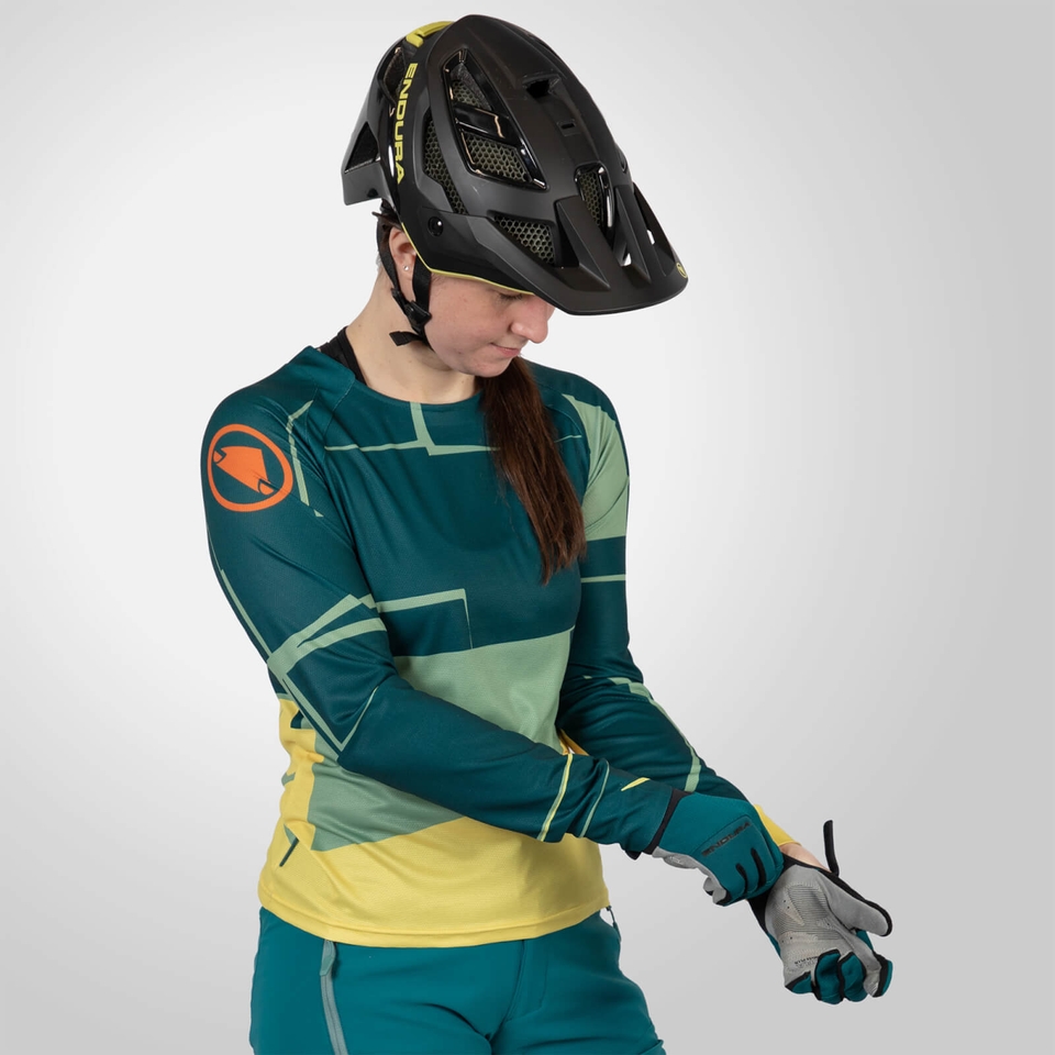 ENDURA WMS MT500 L/S PRINT TEE LTD DT