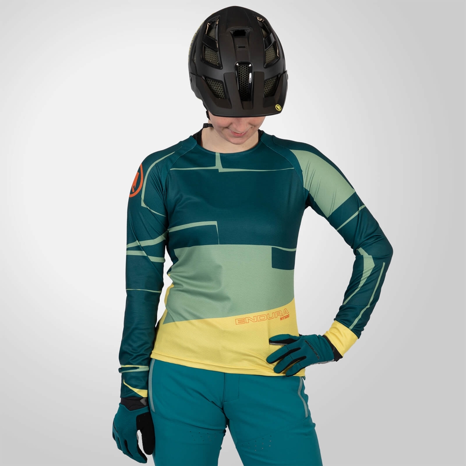 ENDURA WMS MT500 L/S PRINT TEE LTD DT