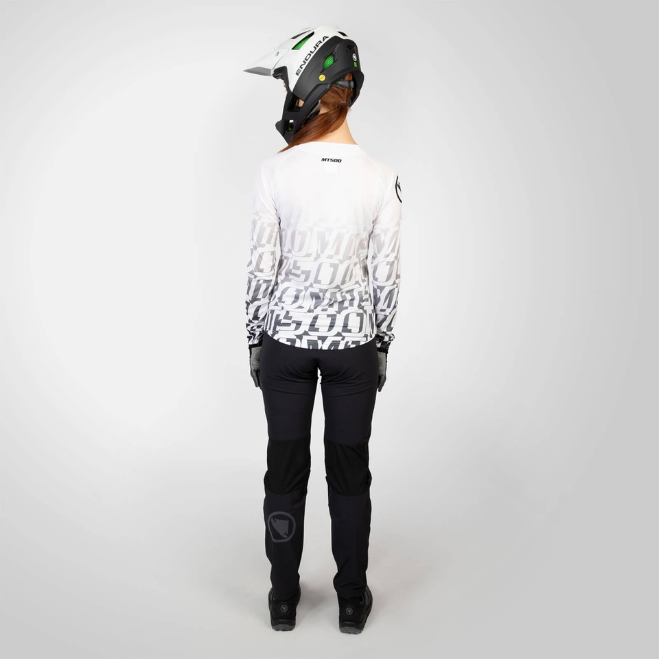 MT500 Print T-Shirt LTD (langarm) für Damen - Schwarz