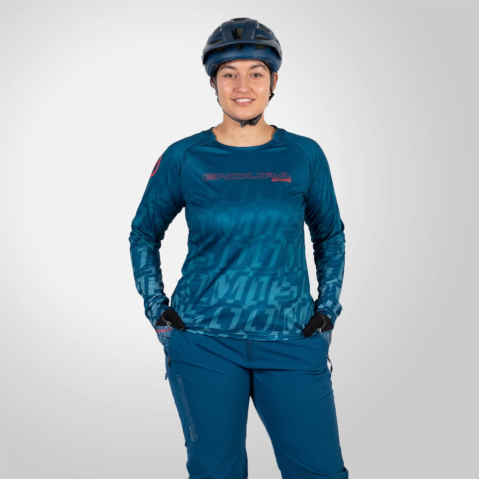 ENDURA WMS MT500 L/S PRINT TEE LTD BB
