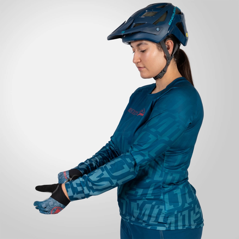 ENDURA WMS MT500 L/S PRINT TEE LTD BB