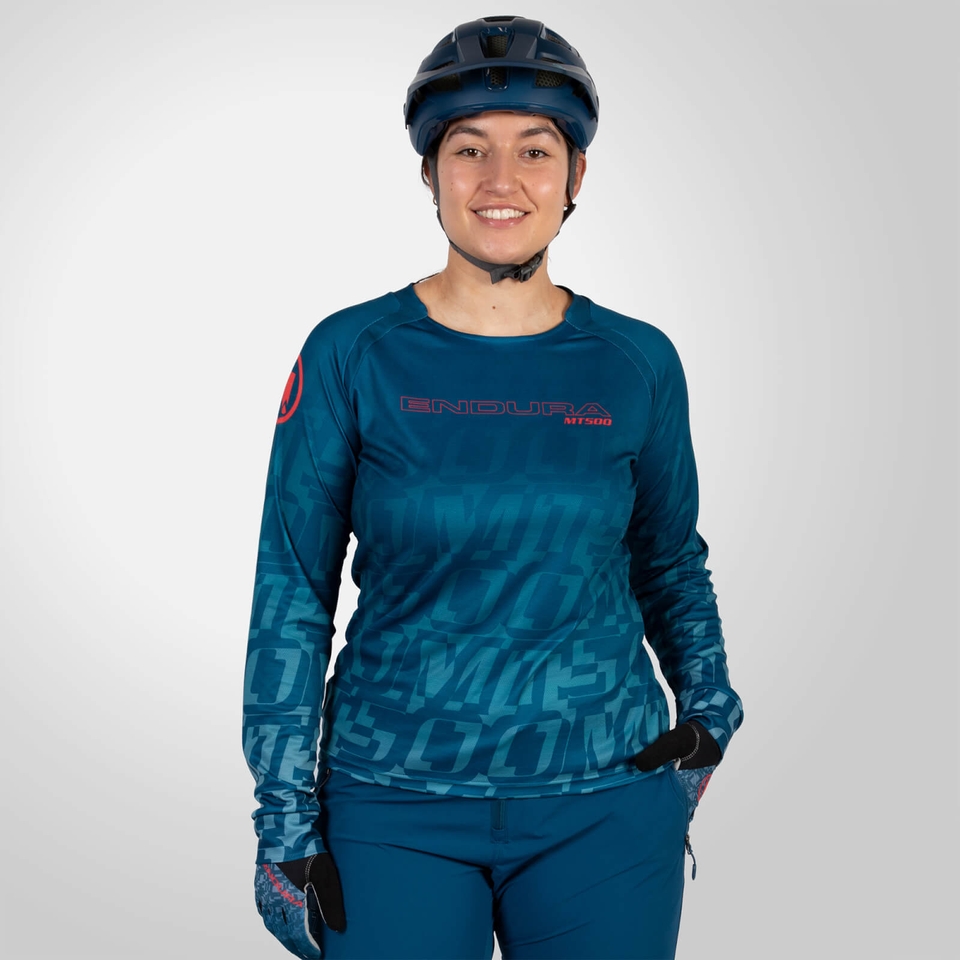 ENDURA WMS MT500 L/S PRINT TEE LTD BB