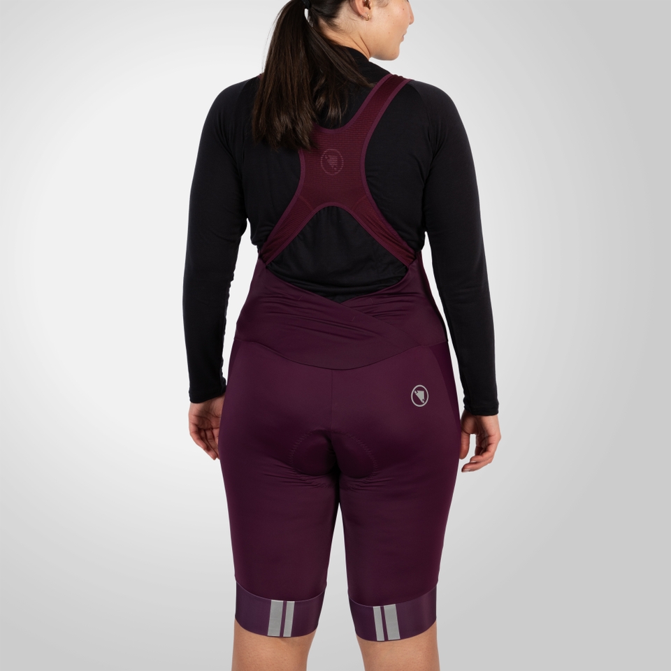 FS260-Pro Dropseat Bibshort für Damen - Aubergine